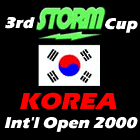 3rd Storm Cup Korea Open Logo