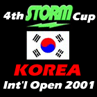 4th Storm Cup Korea Open Logo