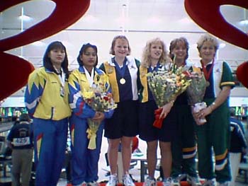 The Winners of the Ladies Doubles