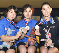 Girl's Masters Medalists