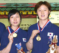 Gang Hye-Eun and Choi Jin-A