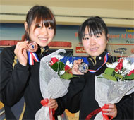 Girl's Singles Bronze and Silver