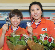 Girl's Doubles Silver