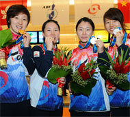 Women's Doubles Gold and Silver