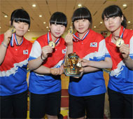 Girl's Team Gold
