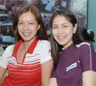 Irene Benitez and Elaine Florencio