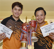 Men's Open Champion and Second
