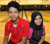 Muhd Aizudeen and Fatin Azmra