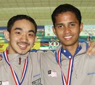 Boys Doubles Gold Medalist