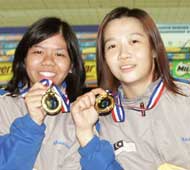 Girls Doubles Gold Medalist