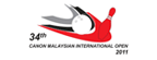 34th Canon Malaysian Open logo