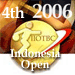 4th Indonesia Open logo